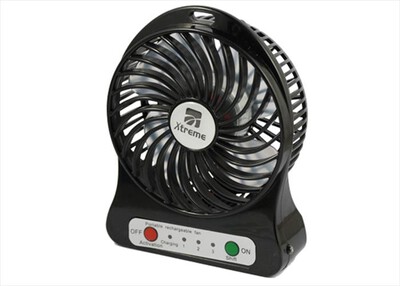 XTREME - 10301 - Ventilaore Portatile-NERO