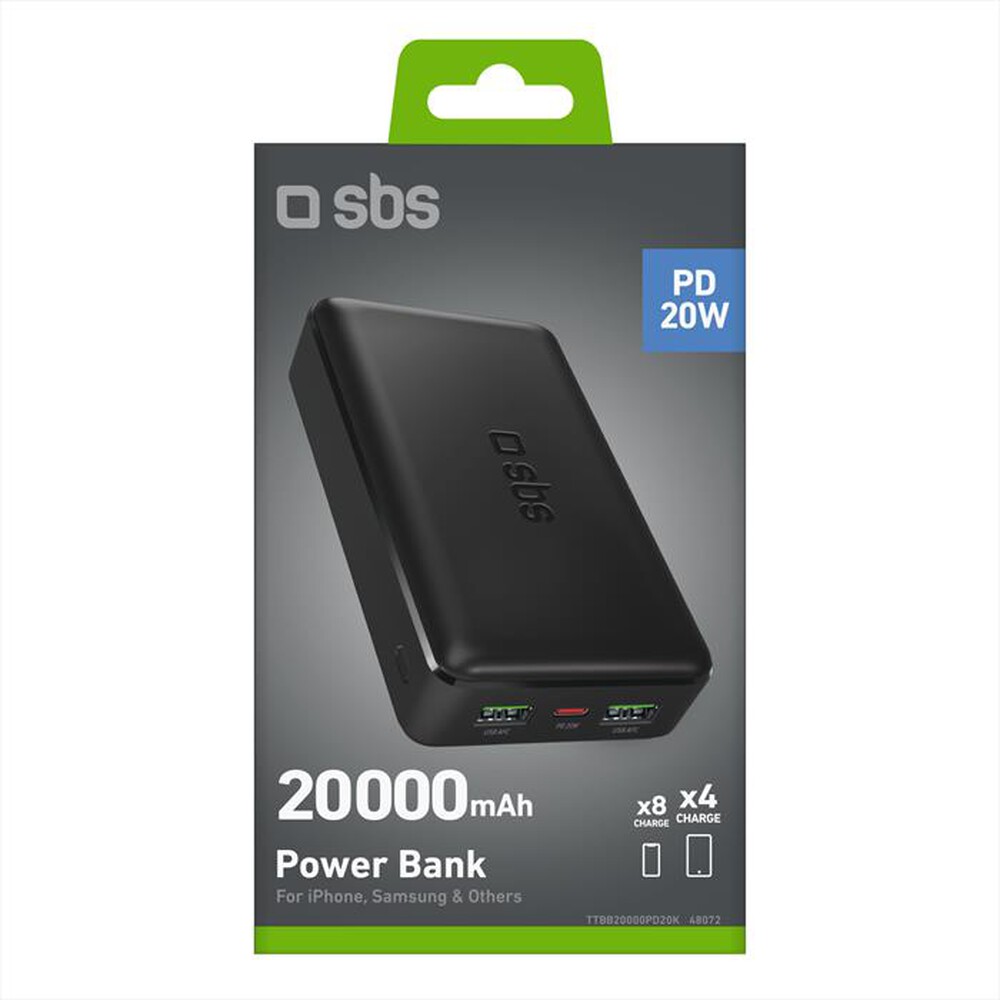 Immagine del prodotto SBS - Powerbank TTBB20000PD20K-Nero