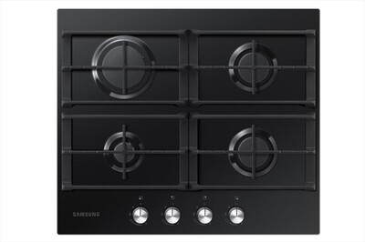 SAMSUNG - Piano cottura a gas NA64H3010A 4 fuochi 60cm-Nero