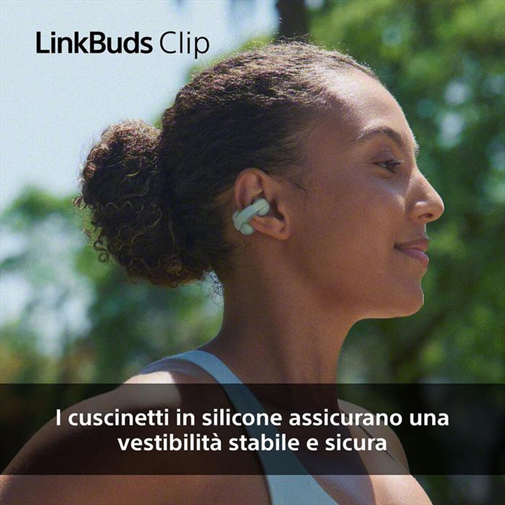 Immagine del prodotto SONY - Auricolari wireless LinkBuds Clip WFLC900G.CE7-Green