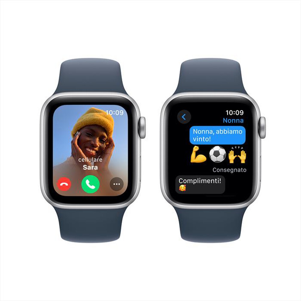 "APPLE - Watch SE GPS Cassa 40mm - M/L-Blu Tempesta"