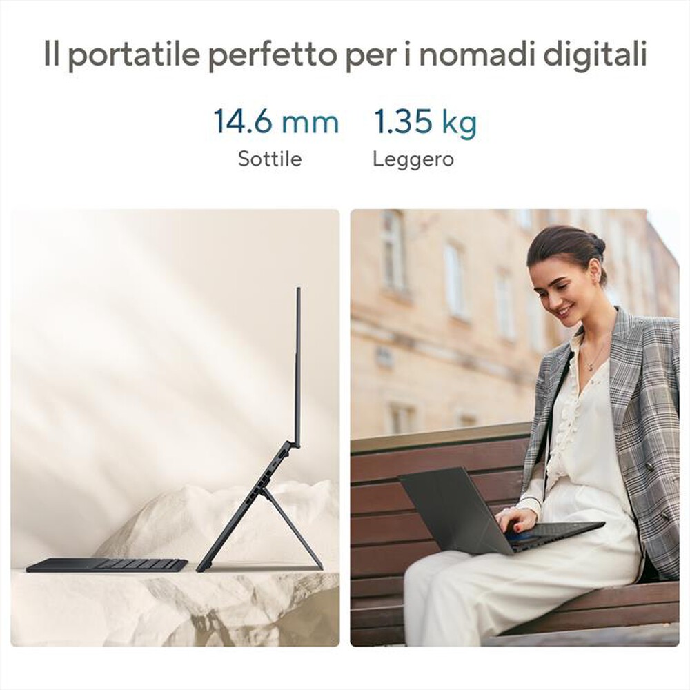 Immagine del prodotto ASUS - Zenbook Duo OLED UX8406CA-PZ961W-Inkwell Gray