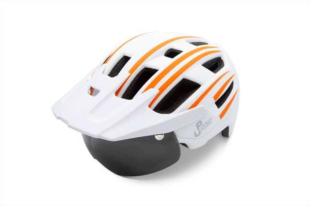 "URBAN PRIME - Casco ENERGY - L-Bianco e arancione"