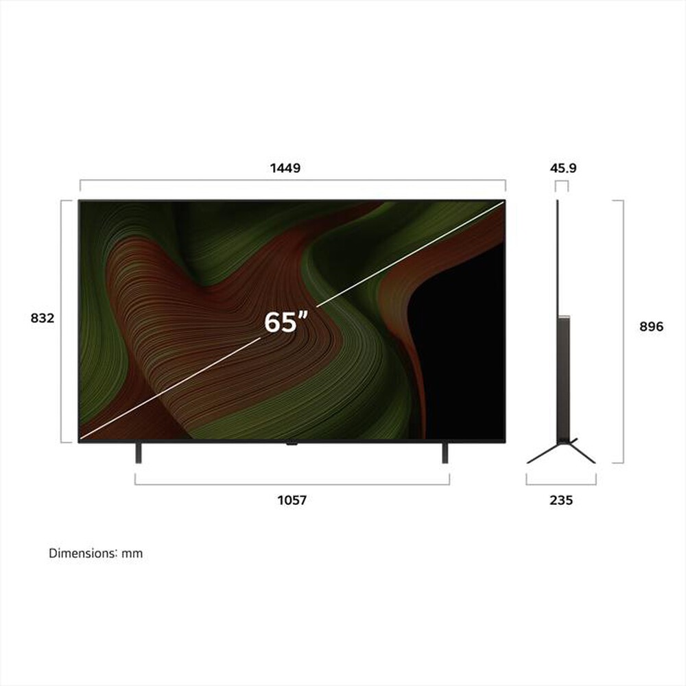 Immagine del prodotto LG - Smart TV OLED UHD 4K 65" OLED65B56LA-Black