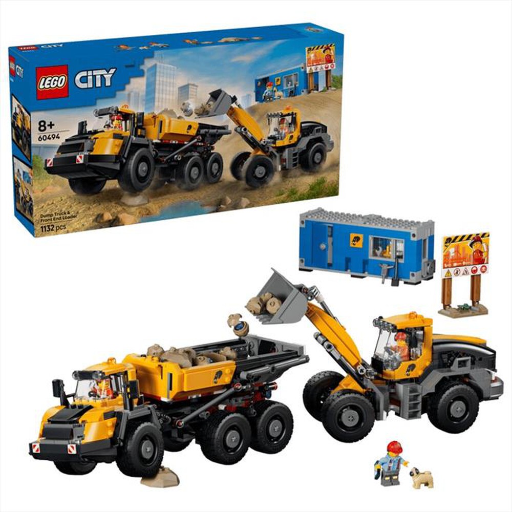 Immagine del prodotto LEGO - CITY Camion ribaltabile e pala meccanica - 60494