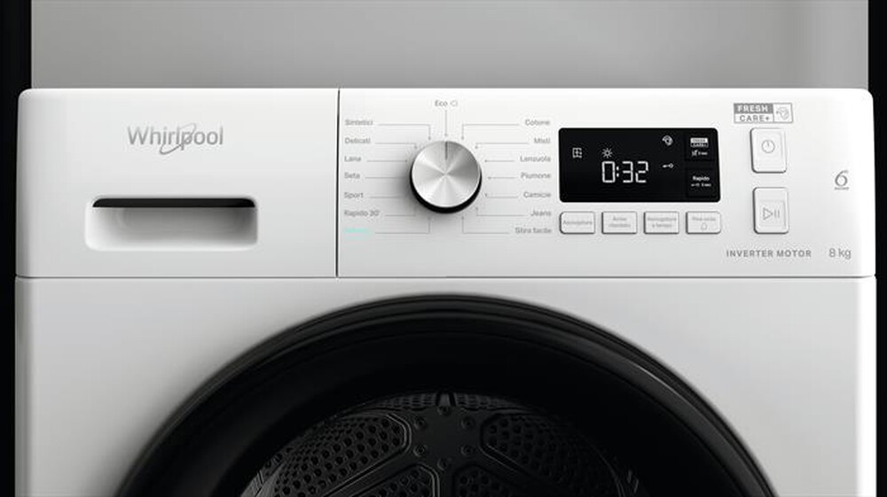 "WHIRLPOOL - Asciugatrice FRESHCARE FFTN M11 8X3B IT 8 Kg - A++-Bianco"