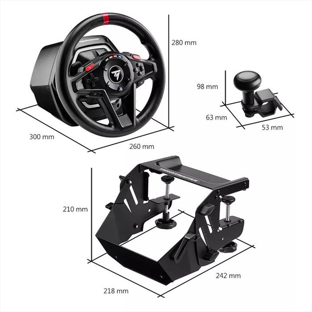 Immagine del prodotto THRUSTMASTER - Pack simulazioni T128-P SIMTASK PACK PLUG EU-Nero
