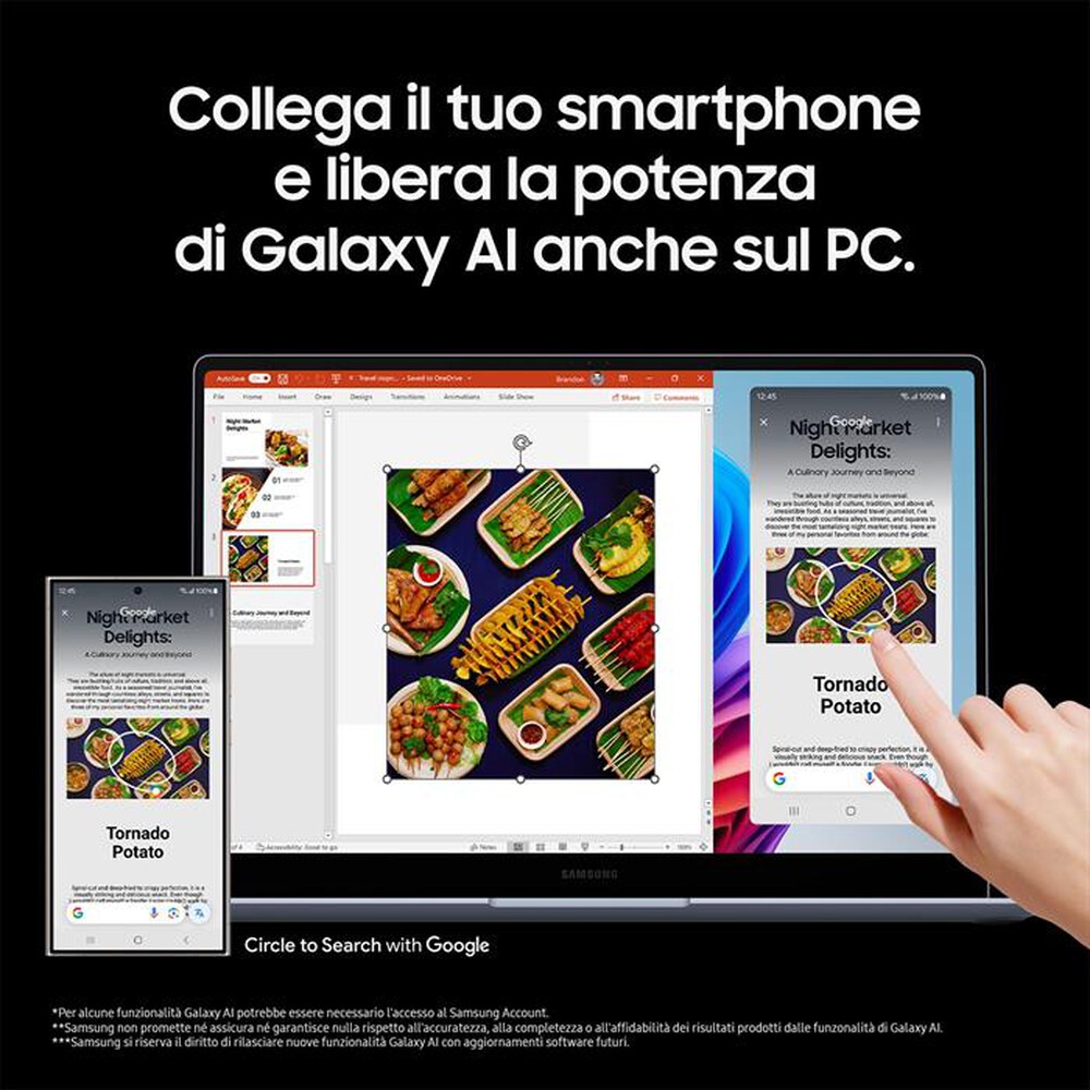 Immagine del prodotto SAMSUNG - Notebook GALAXY BOOK4 EDGE 14"-Sapphire Blue