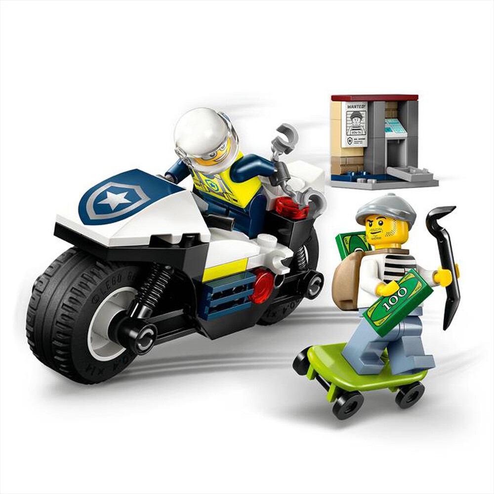 "LEGO - CITY Inseguimento della moto della Polizia - 60455"