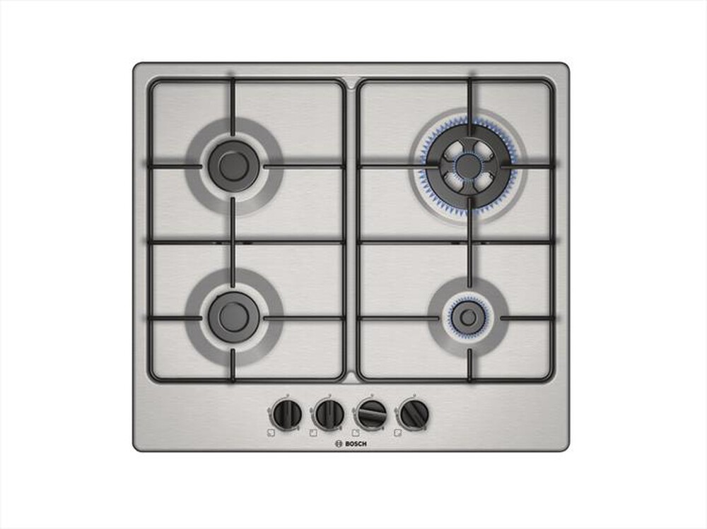 "BOSCH - Piano cottura a gas PGH6B5B80 4 fuochi 58,2cm-Inox"