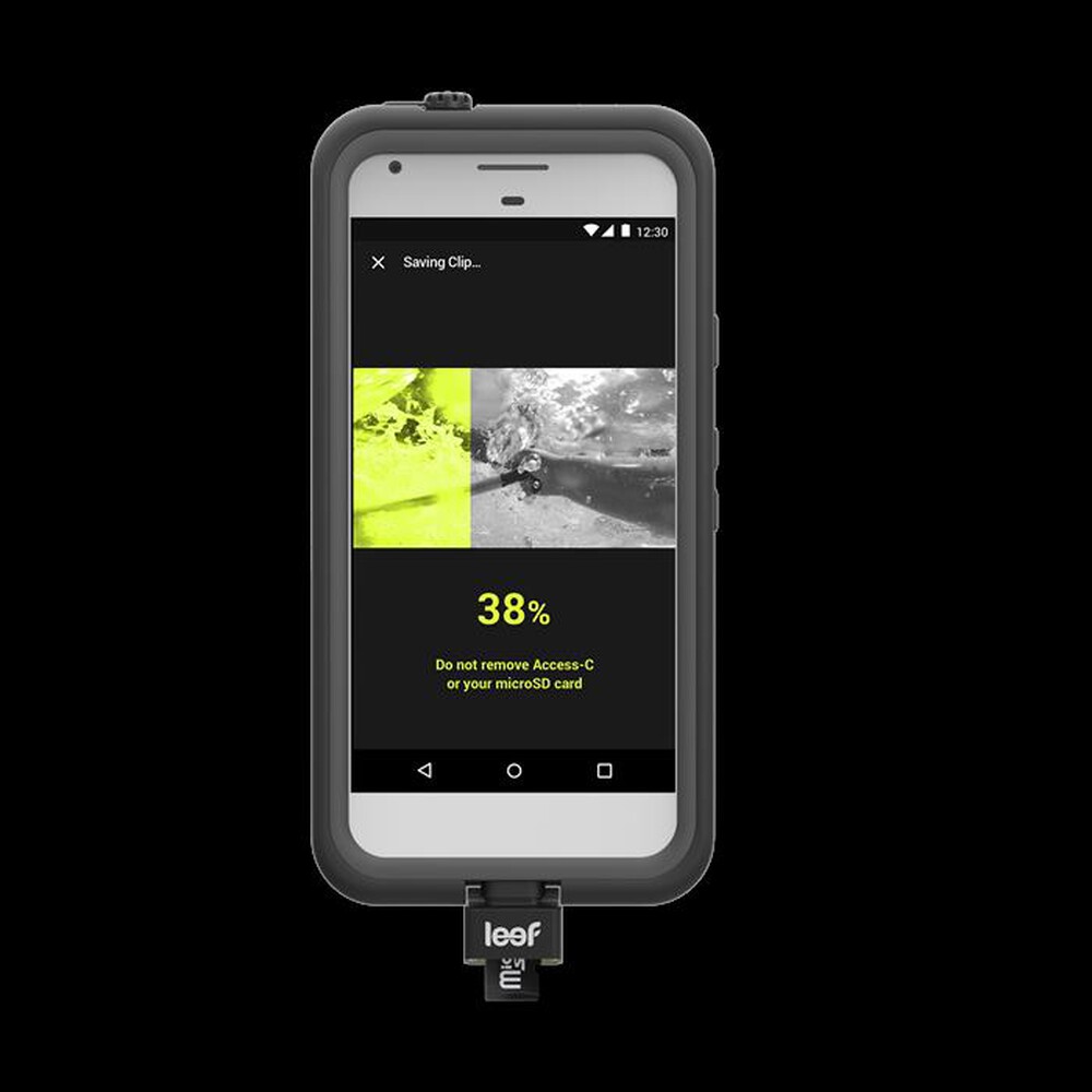 "LEEF - ACCESS-C MICROSD-Nero/Verde"