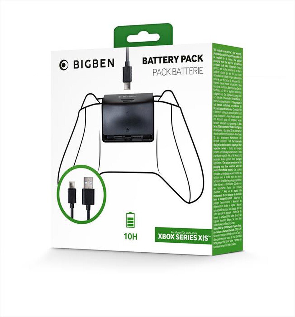 Immagine del prodotto BIG BEN - PACK RICARICA 1 BATTERIA + 1 CAVO XBX