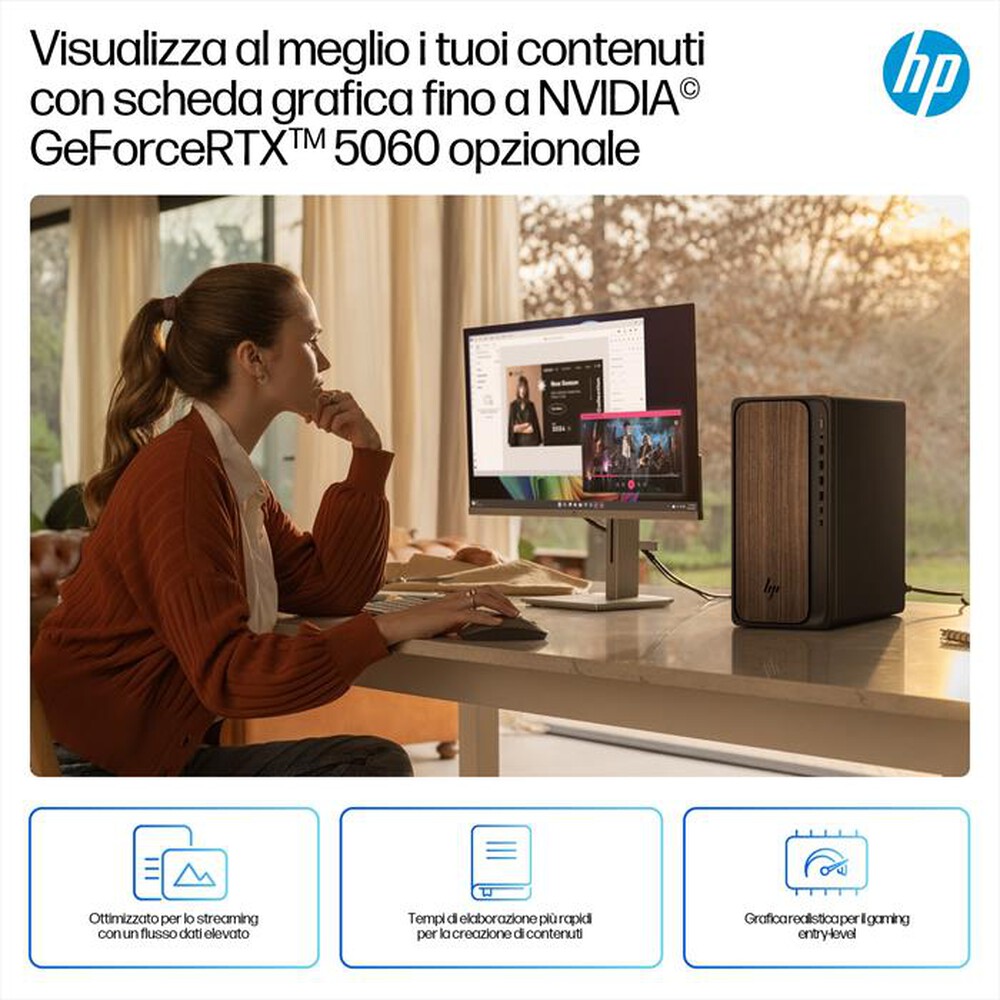Immagine del prodotto HP - OMNIDESK AI M03-0014NL-Dark Wood