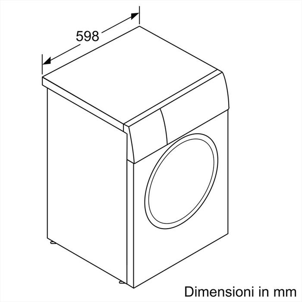Immagine del prodotto BOSCH - Lavatrice Serie 4WAN28219IT 9Kg 1400G Classe A-Bianco