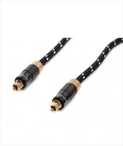 TECHLIFE - TLVT0009 CAVO OTTICO 2,0M-Nero,  TECHLIFE - TLVT0009 CAVO OTTICO 2,0M-Nero