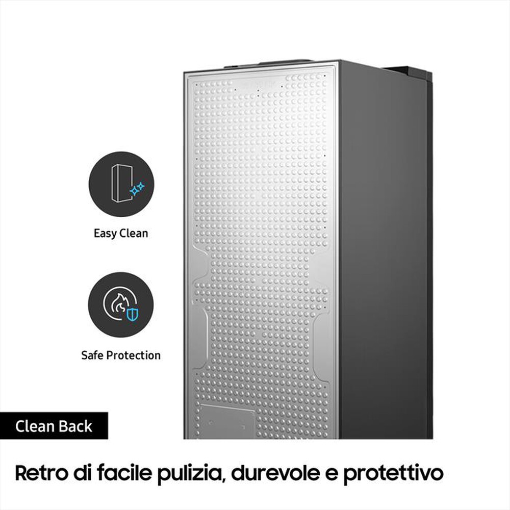 "SAMSUNG - Frigorifero combinato F-RB34D153448 BESPOKE-Satin NAVY-Satin Sky Blu"