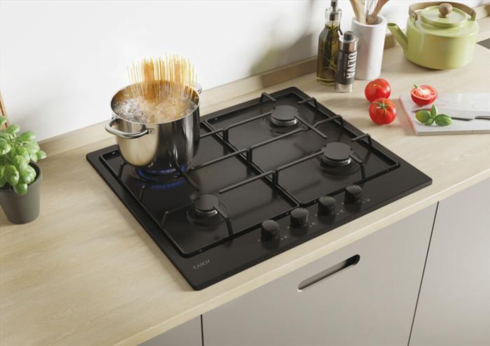 "CANDY - Piano cottura a gas CHW6BRBB 59,5 cm-Nero"