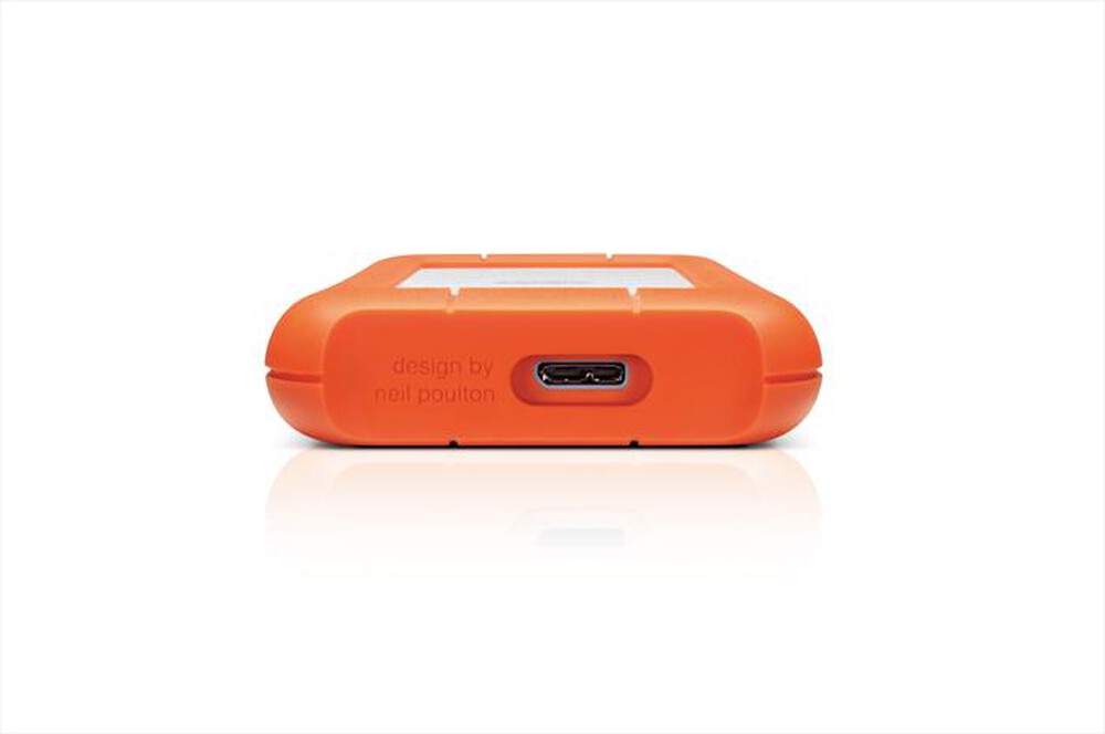 "LACIE - 5TB RUGGED MINI USB 3.0-GRIGIO/arancione"