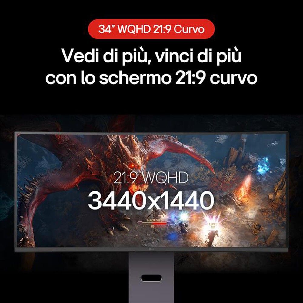 Immagine del prodotto LG - Monitor LCD 34" 34G600A-B-Nero