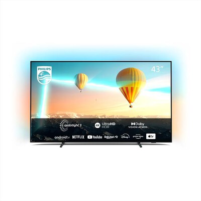 PHILIPS - Smart TV LED UHD 4K 43" 43PUS8007/12-Black