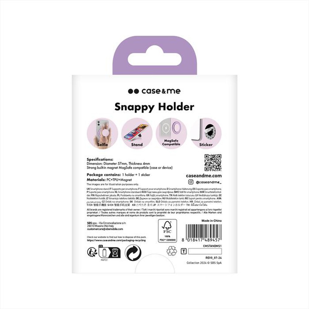 Immagine del prodotto CASEME - Supporto MagSafe, new1-Rosa