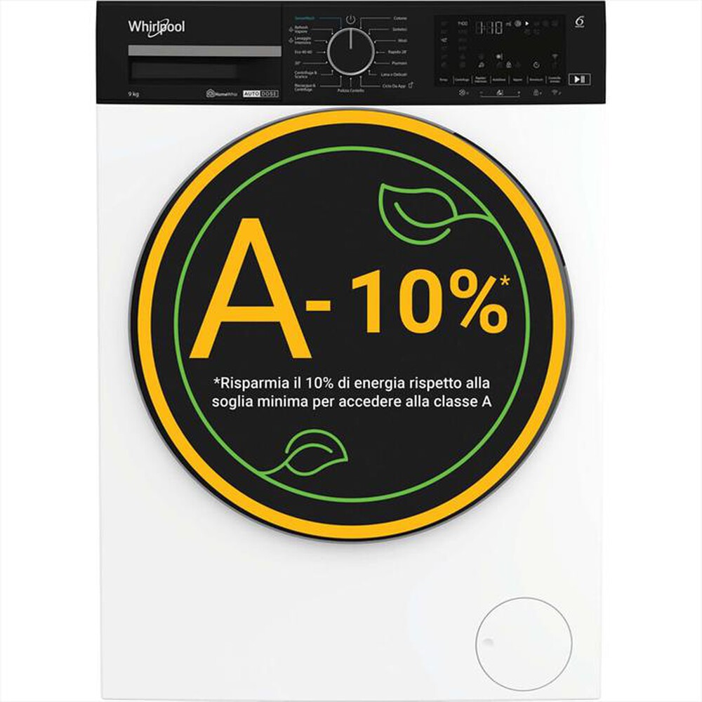 Immagine del prodotto WHIRLPOOL - Lavatrice WPM 97W ADS IT 9 Kg Classe A
