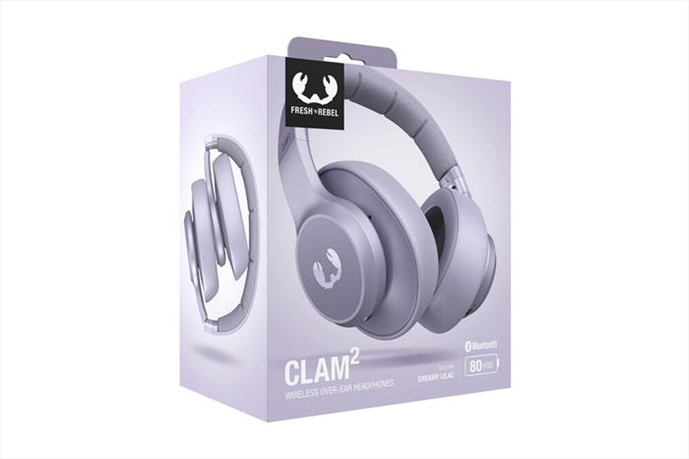 "FRESH'N REBEL - Cuffie a padiglione chiuso CLAM 2-Lilla"
