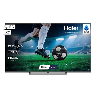 HAIER - Smart TV QLED FHD 32" H32S80GFX-Nero