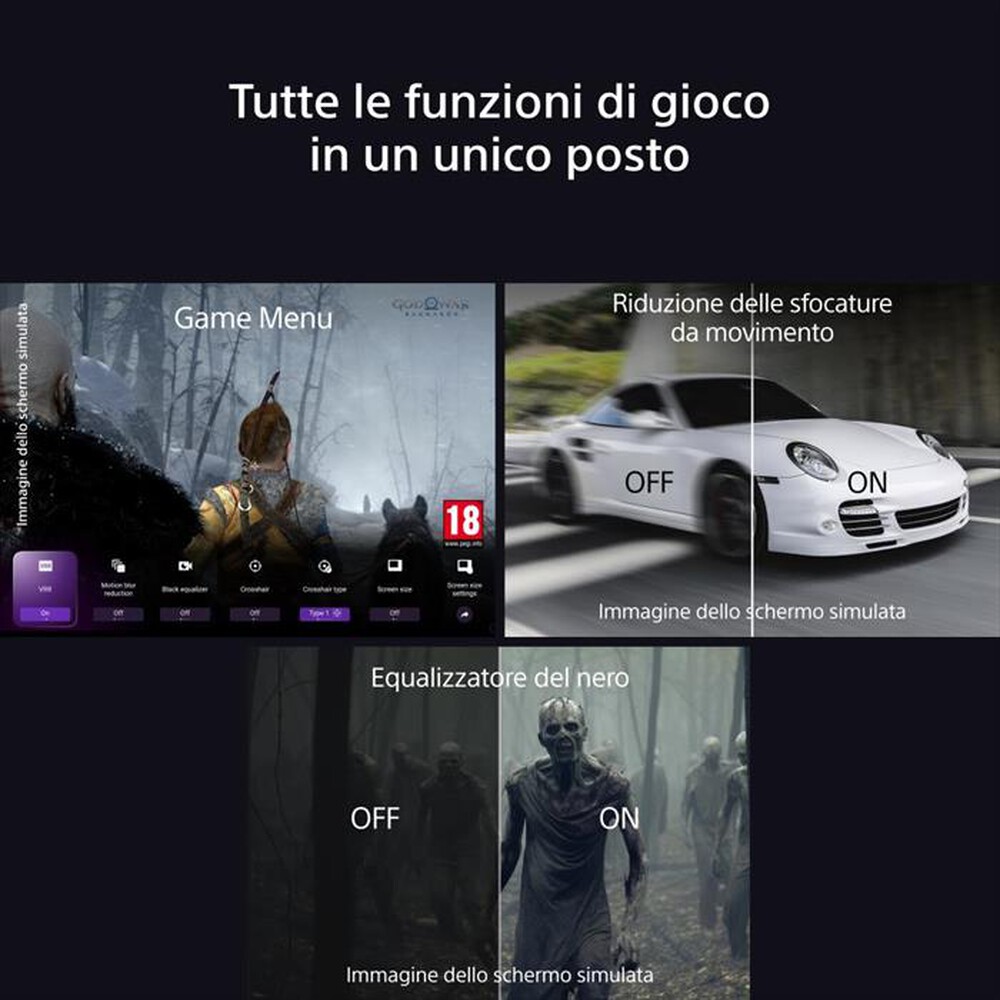"SONY - Smart TV LED UHD 4K 50\" K50S39B.CEI-Nero"