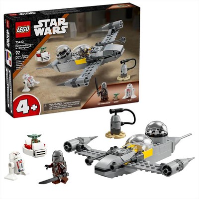 LEGO - STAR WARS N-1 Starfighter di Mando e Grogu - 75410-Multicolore