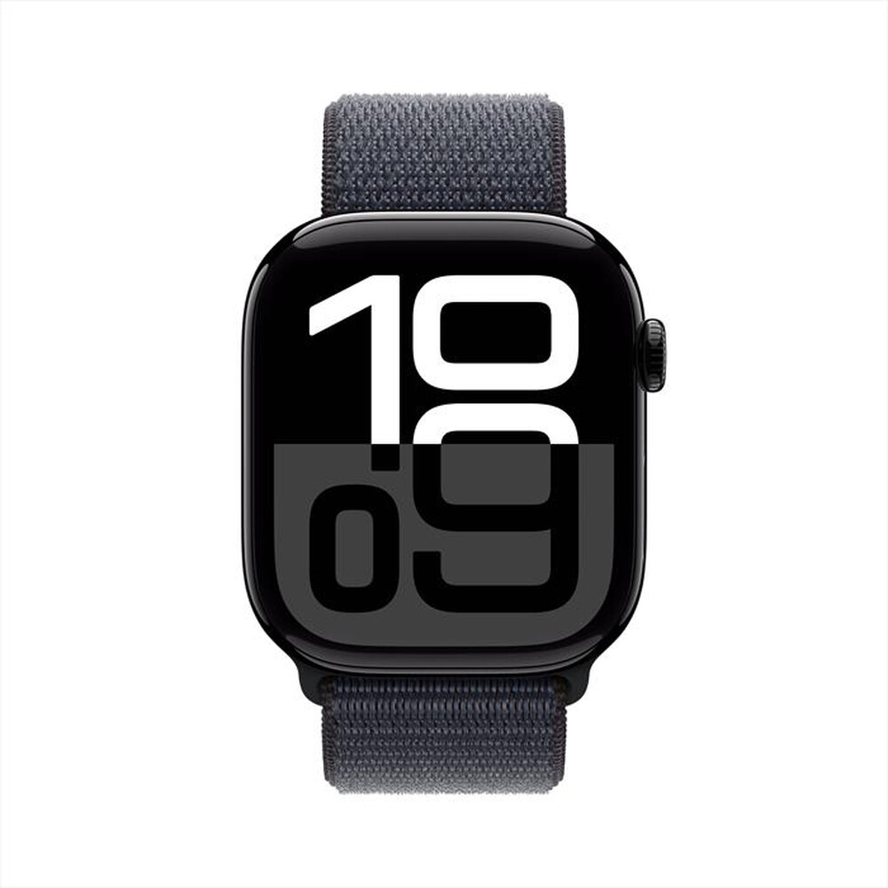 "APPLE - Watch Series 10 GPS 46mm Alluminio-Jet Black - Sport Loop Ink"