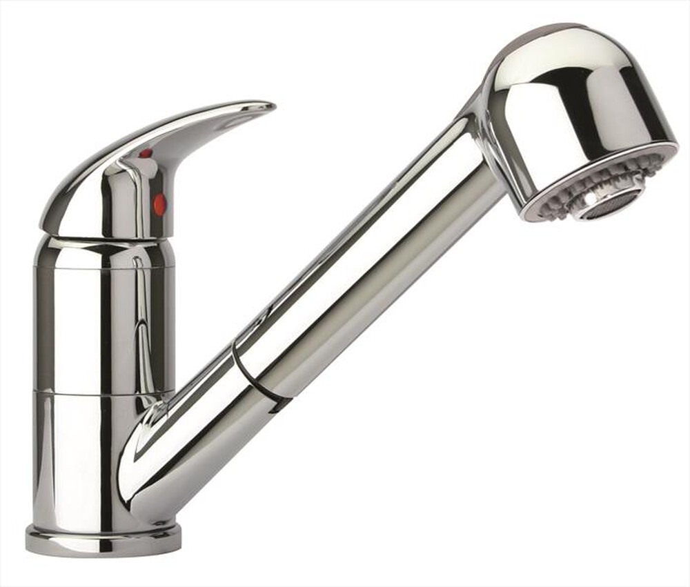 "GLEM GAS - MIXDX Miscelatore con doccetta-INOX"