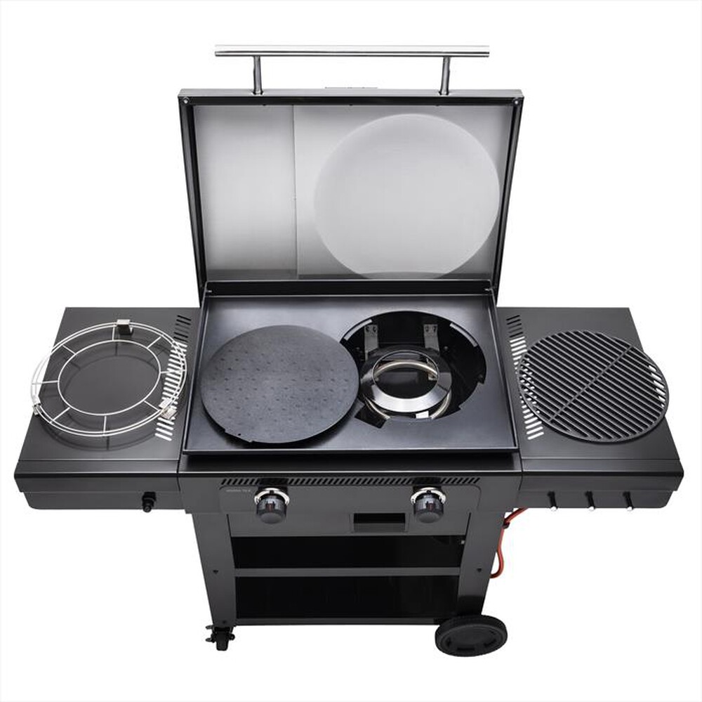 "CHAR-BROIL - PLANCHA VERSA TILE 3 IN 1 GAS 2 FUOCHI-Black"