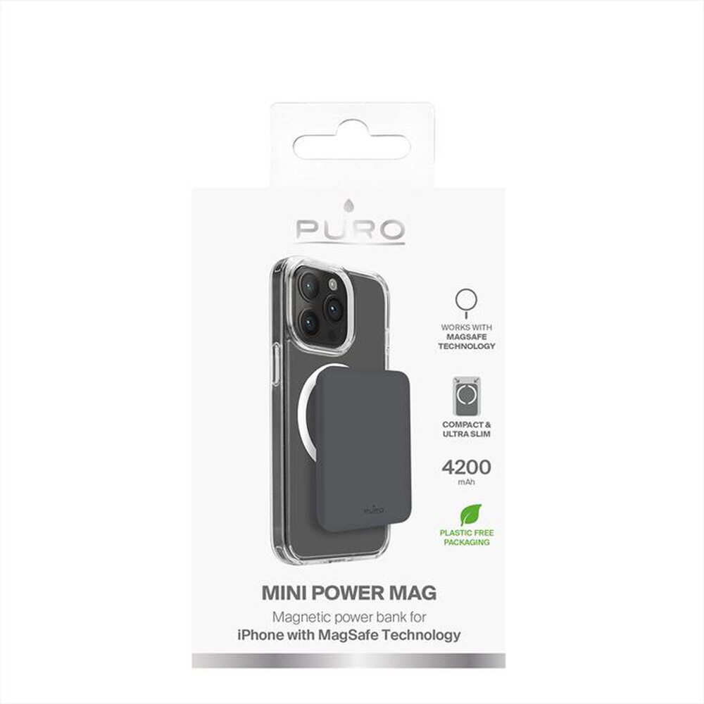 Immagine del prodotto PURO - Powerbank PUFCBB40P2MAGDKGR-Black Oyster