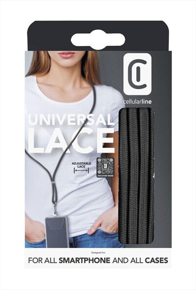 CELLULARLINE - Laccio da collo UNIVERSAL LACE-Black