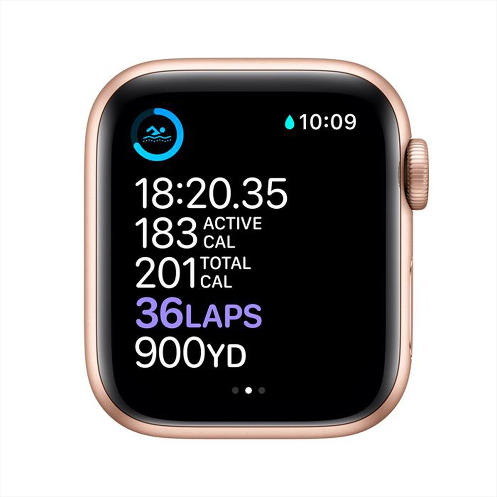 Immagine del prodotto APPLE - Watch Series 6 GPS 40mm Alluminio Oro-Cinturino Sport Rosa Sabbia
