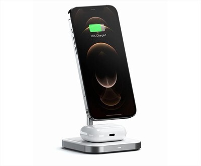 SATECHI - STAND DI RICARICA WIRELESS 2IN1-grigio