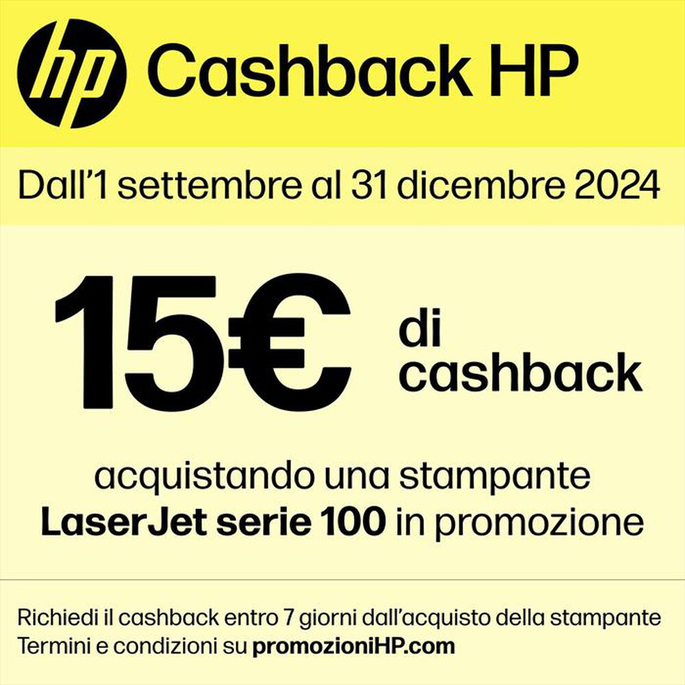 "HP - LASERJET M110W con Instant Ink-Bianca"