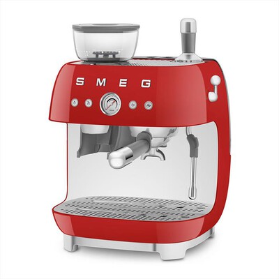 SMEG - Macchina Caff&egrave; Espresso e macinacaff&egrave; EGF03RDEU-Rosso