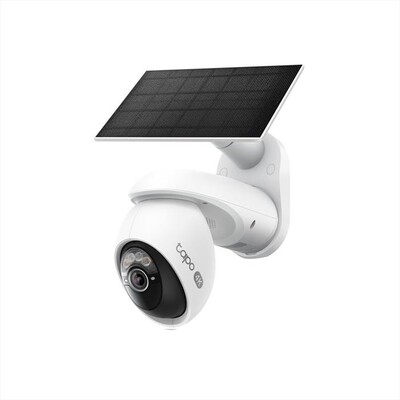 TP-LINK - Telecamera 4K 8MP motorizzata con pannello solare-bianco