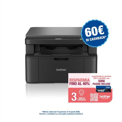 BROTHER - Multifunzione DCPL1642WXL-Nero