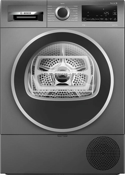 BOSCH - Asciugatrice Serie 6 WQG233DRIT 8Kg Classe C-GRIGIA ANTRACITE