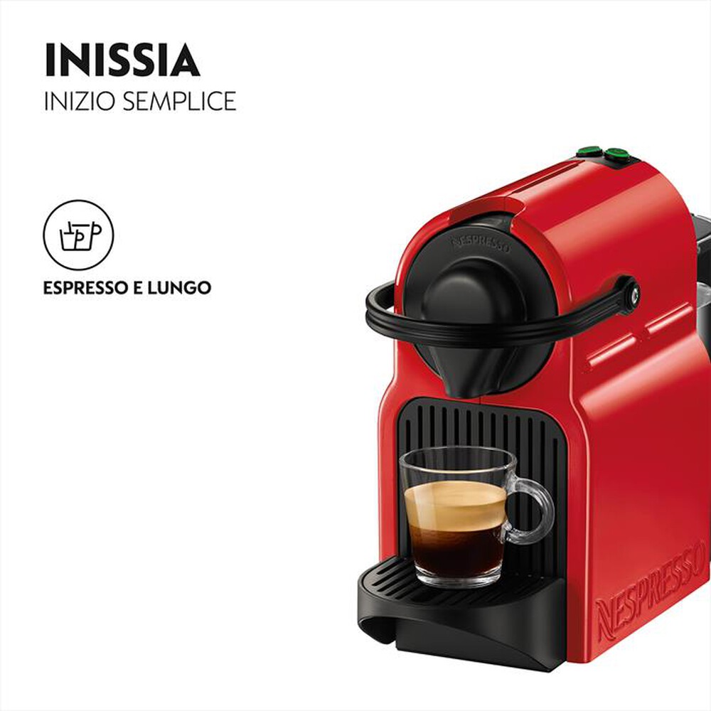KRUPS - XN1005 Inissia Nespresso-Rosso