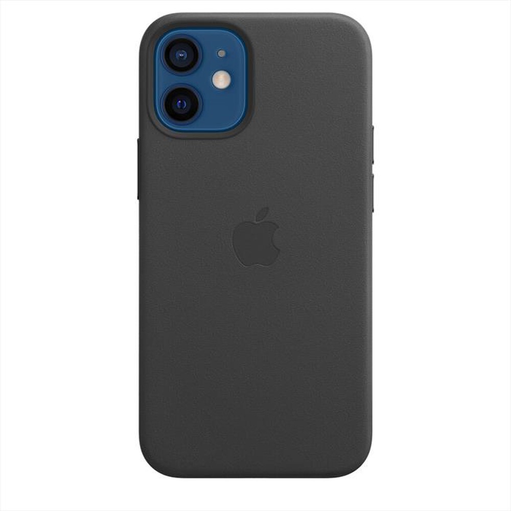 "APPLE - iPhone 12 mini Leather Case with MagSafe-Nero"