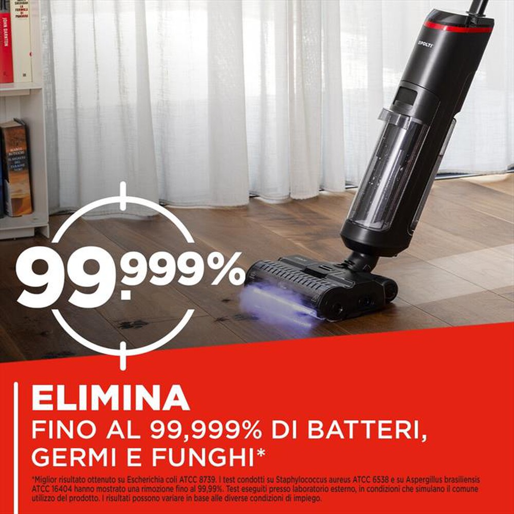 Immagine del prodotto POLTI - Lavapavimenti ROLLYSTEAM WD40C-Nero