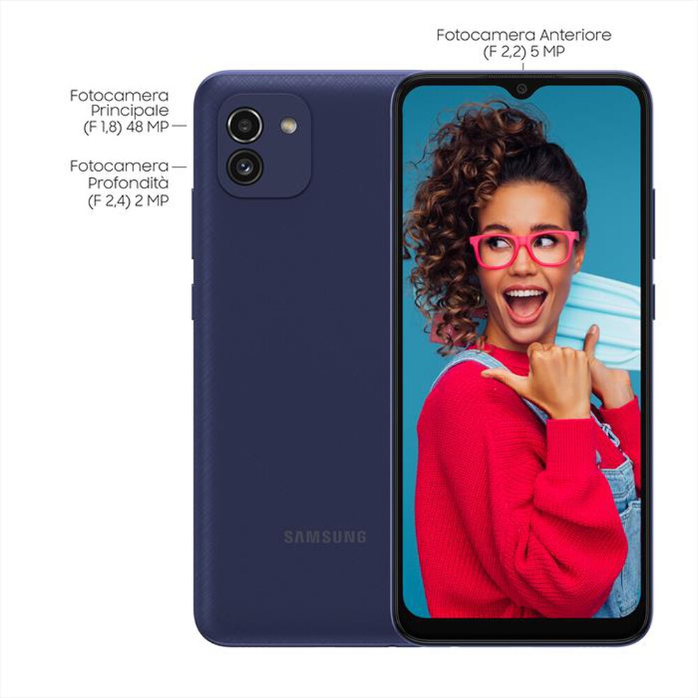 "SAMSUNG - GALAXY A03-Blue"