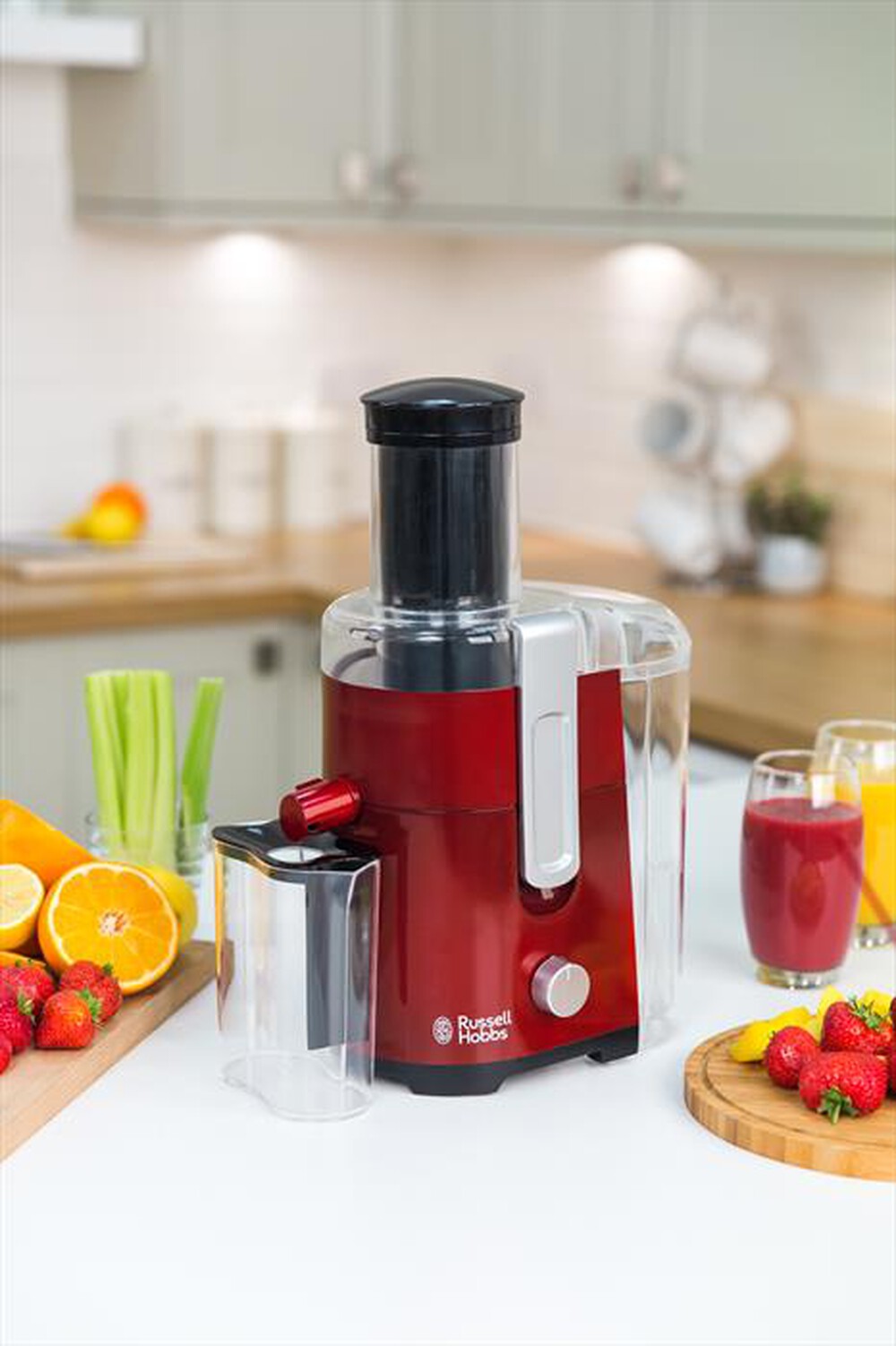 "RUSSELL HOBBS - Centrifuga 24740-56-nero/rosso"