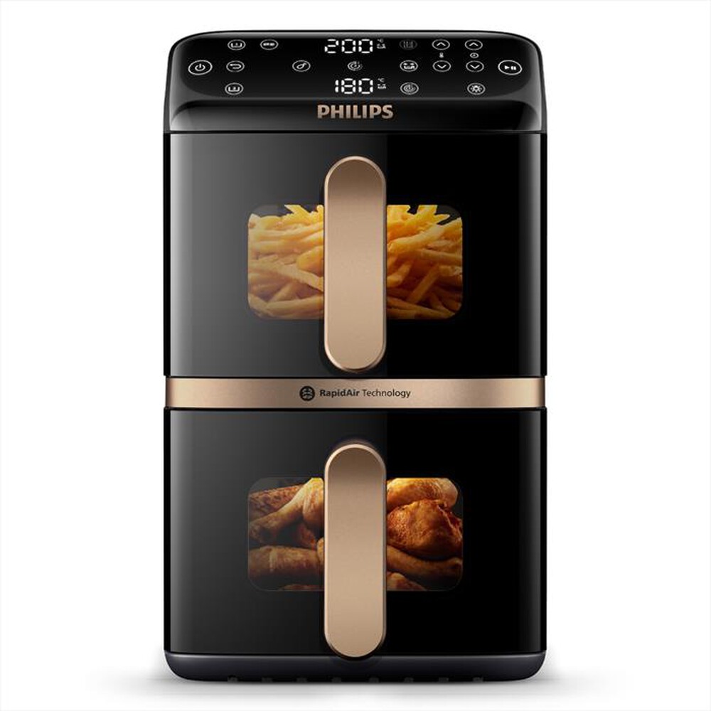 Immagine del prodotto PHILIPS - Friggitrice AIRFRYER SERIE 4000 DA 10L NA462/70-Nero/Rame