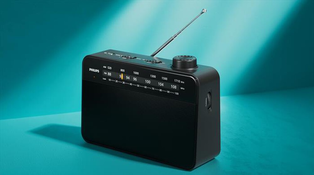 "PHILIPS - Portable FM/MW radio TAR2509/10-Black"