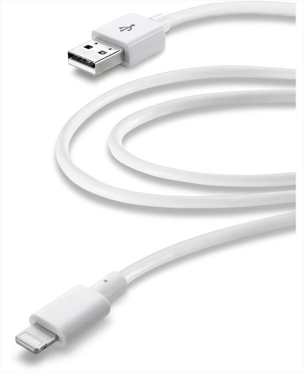 "CELLULARLINE - USBDATAMFIIPH3MW Lightning Cavo USB extra lungo 3m-Bianco"